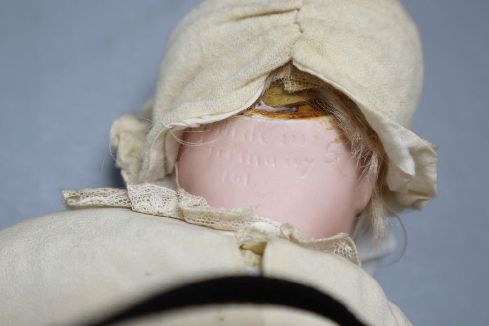 A Kestner 161 doll, original body, 13in.